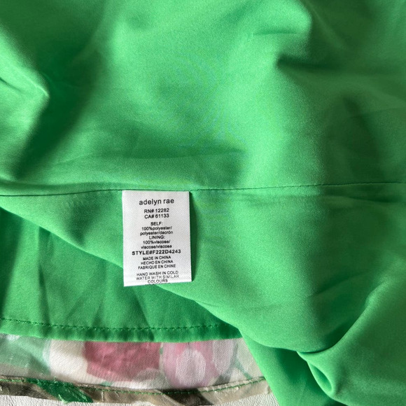 Adelyn Rae Vanessa Floral Jacquard Minidress Size L - Picture 7 of 10